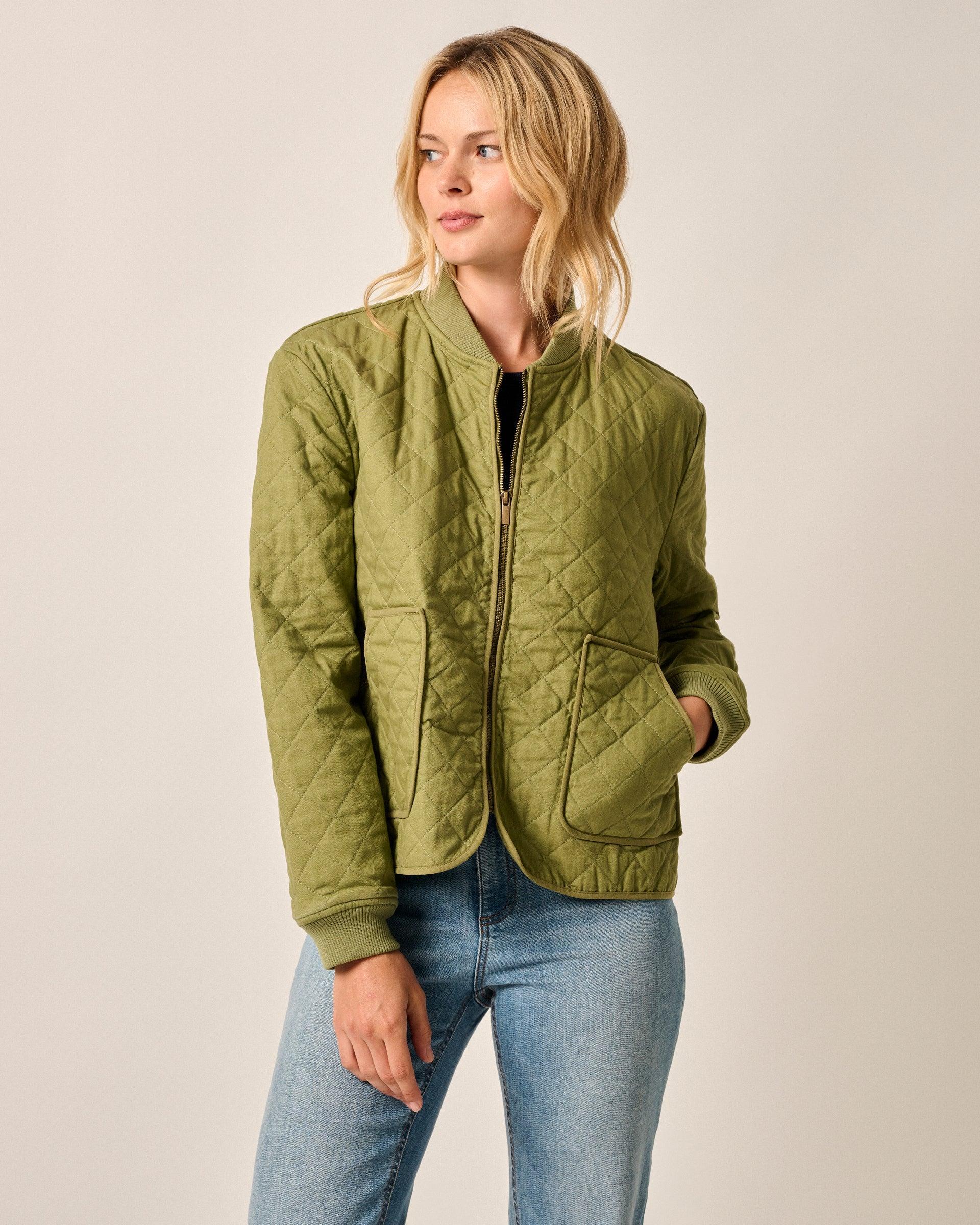 Vivian Quilted Bomber Jacket Female Product Image