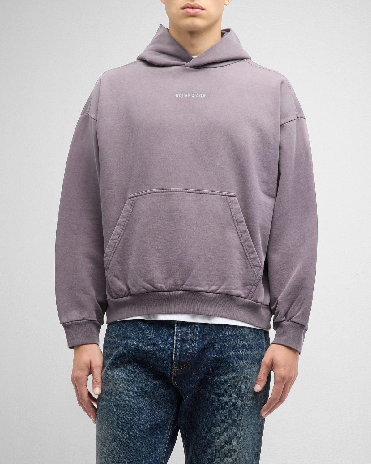 Mens Balenciaga Back Hoodie Medium Fit Product Image