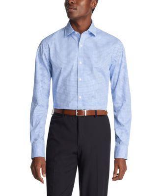 Tommy Hilfiger Mens Flex Essentials Wrinkle Resistant Stretch Slim-Fit Dress Shirt Product Image