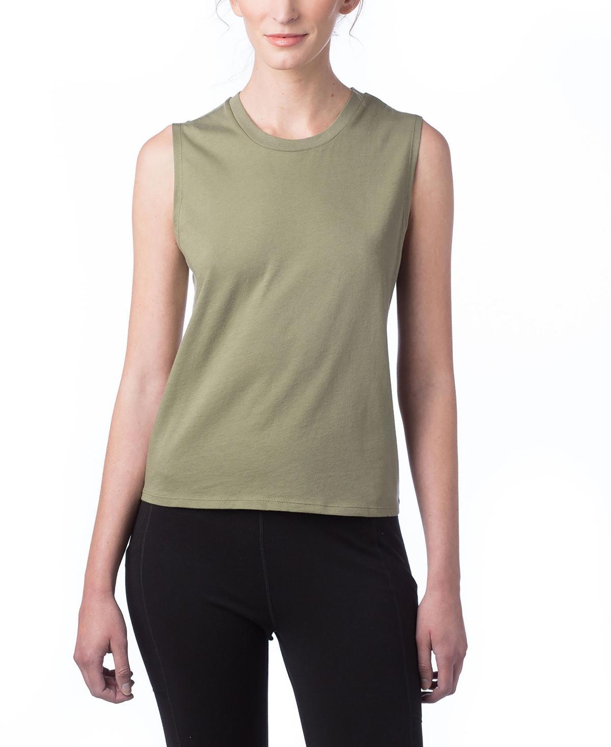 Womens Go-To Cropped Muscle Tank Top Product Image