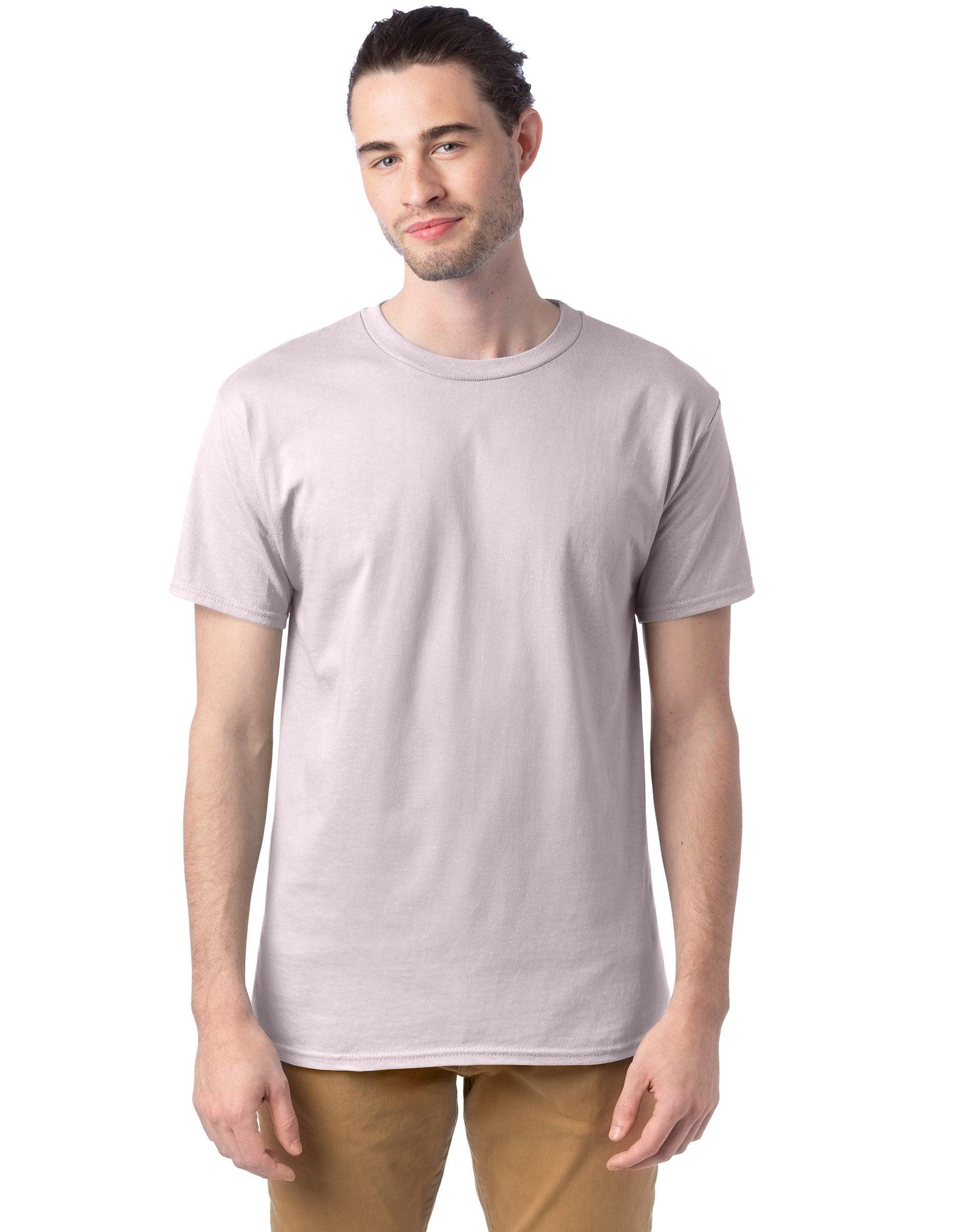 Mens Hanes Essentials 4-Pack Cotton T-Shirt Product Image