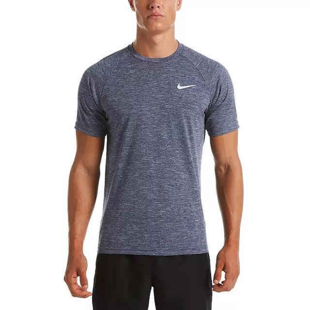 Mens Nike Dri-FIT UPF 40+ Heathered Hydroguard Swim Top Product Image