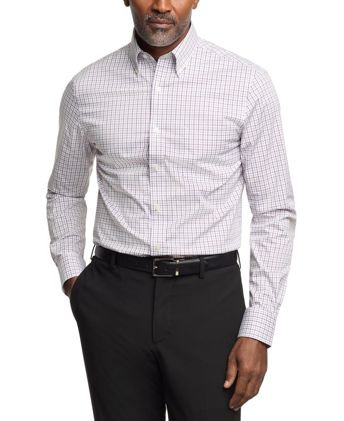 Tommy Hilfiger Mens Regular Fit Wrinkle Resistant Stretch Dress Shirt Product Image