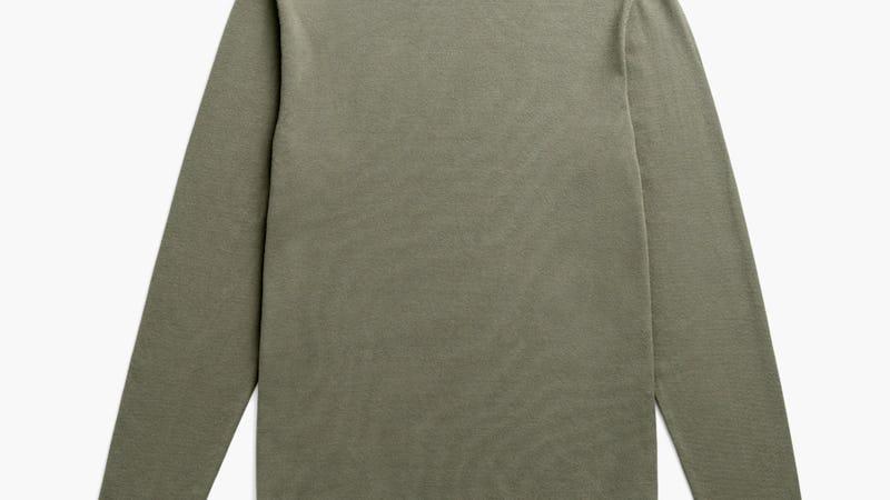 Olive Men’s Atlas Air Crewneck Sweater Product Image