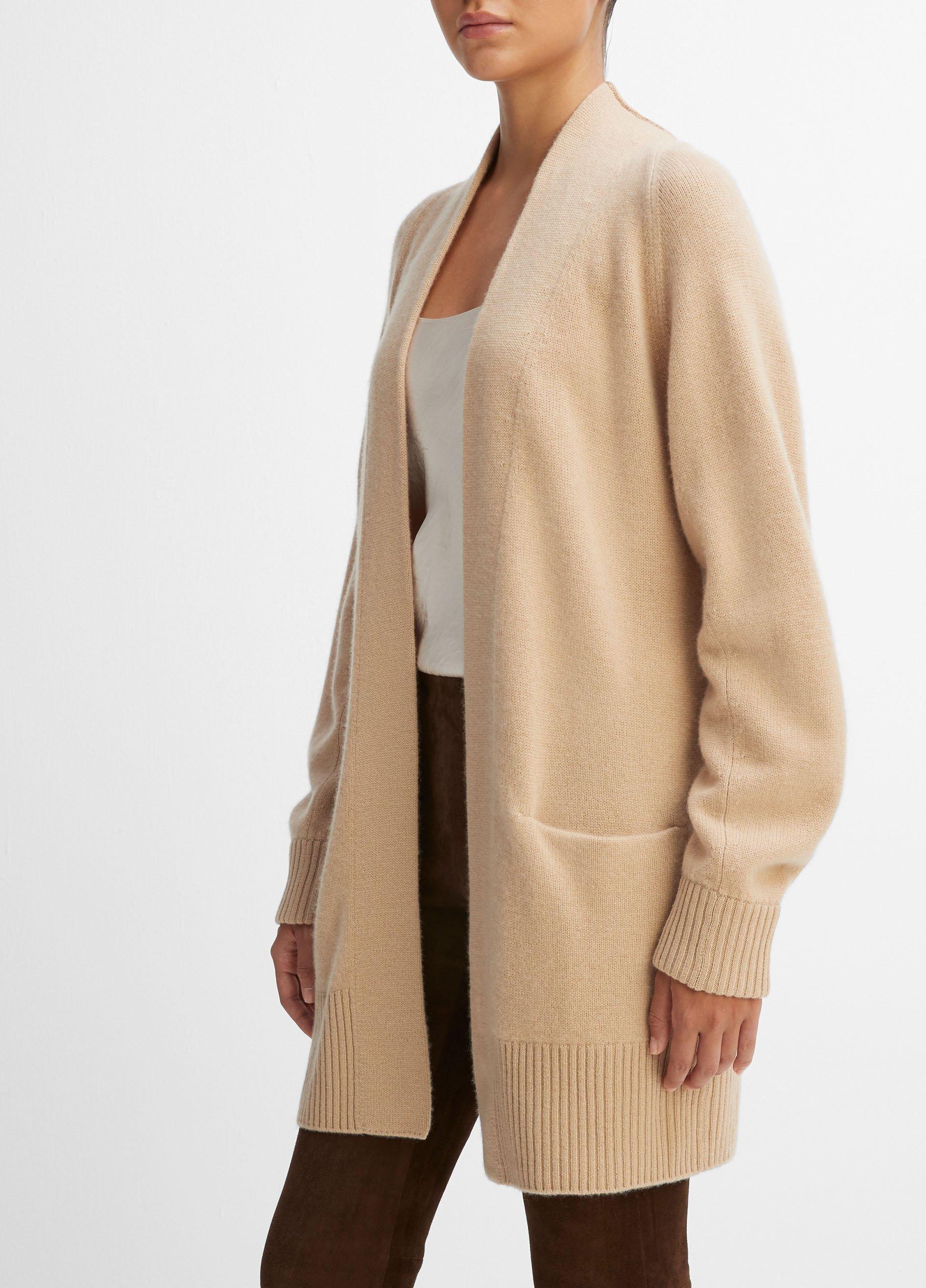 Cashmere Open-Front Cardigan Product Image