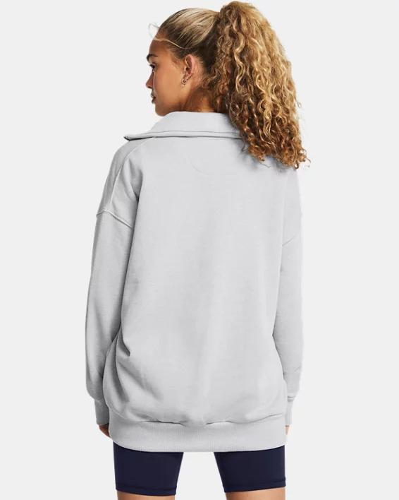 Women's UA Rival Heavyweight Terry Oversized ¼ Zip Product Image