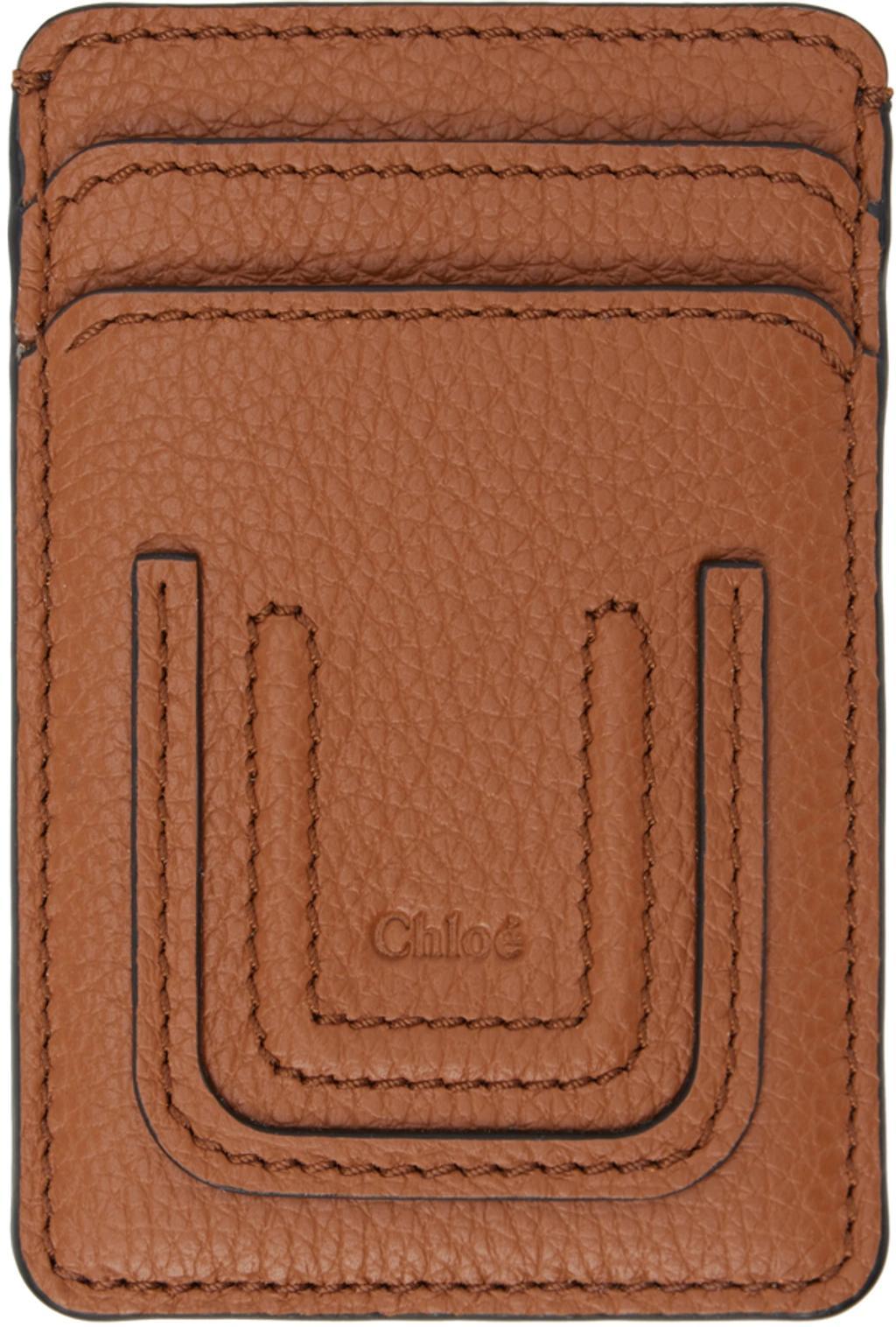 Tan Marcie Card Holder In 25m Tan Product Image