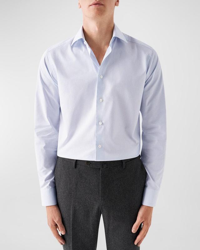 Mens Contemporary Fit Pin Dot Fine Pique Shirt Product Image