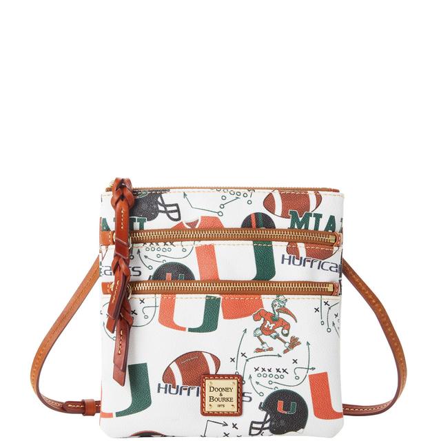 Dooney & Bourke Collegiate University of Miami N S Triple Zip Crossbody Product Image