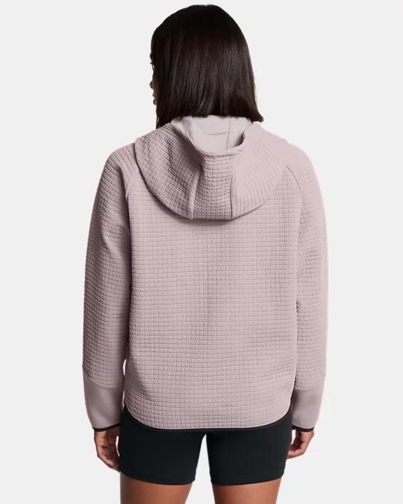 Women's UA Unstoppable Fleece Grid Full Zip Product Image