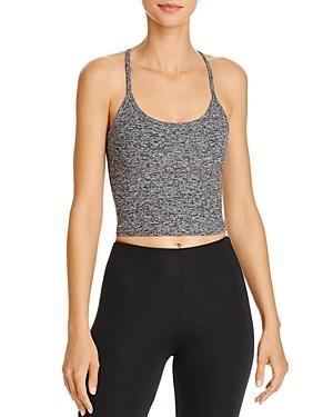 Womens Spacedye Racerback Crop Tank Product Image