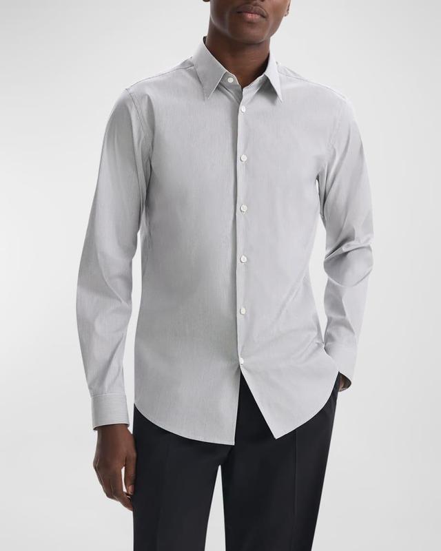 Men's Sylvain Grid Check Poplin Sport Shirt Product Image