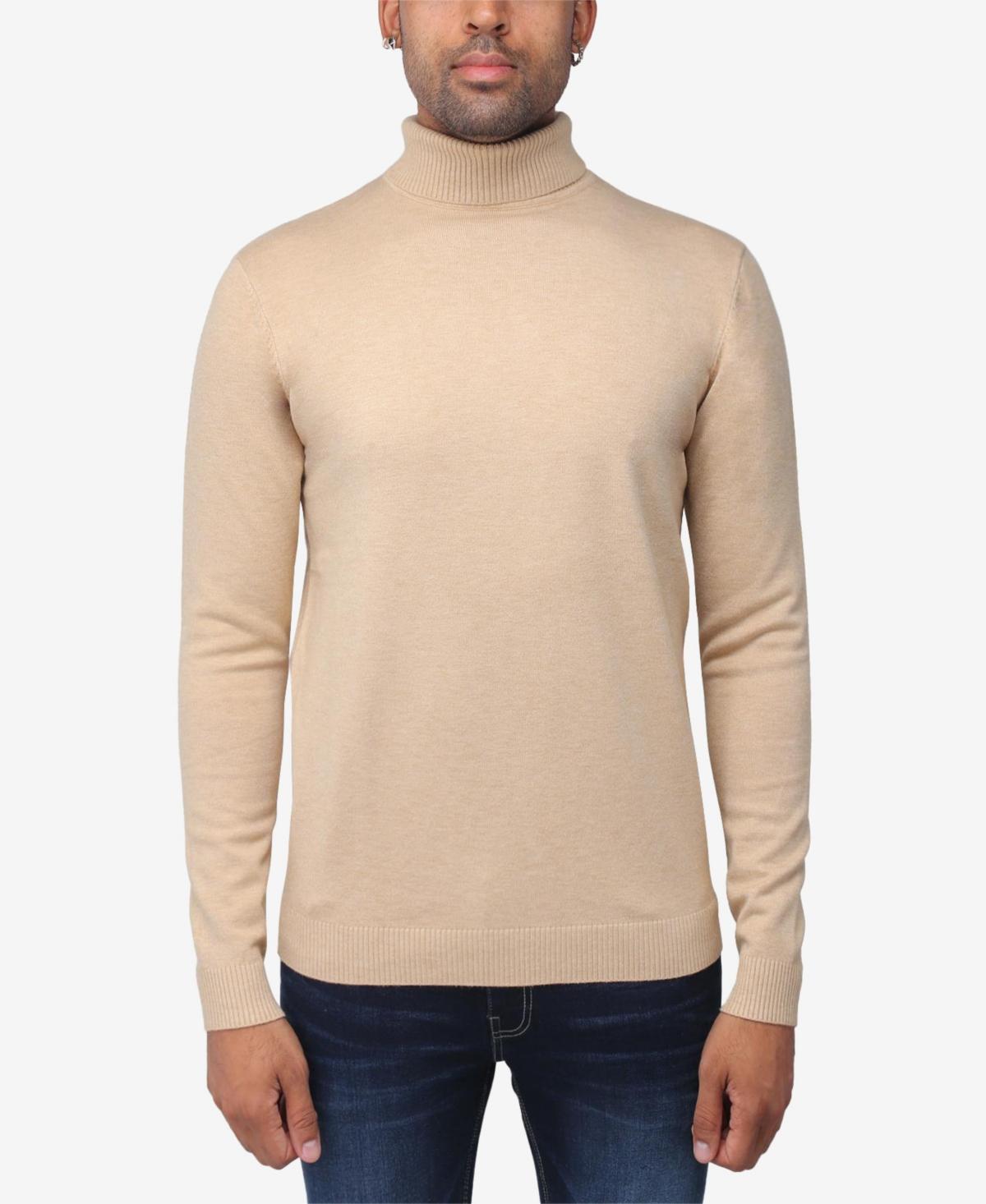 X Ray Men's Solid Turtleneck Sweater - Heather Charcoal - Size XXL  - male - Size: XXL Product Image