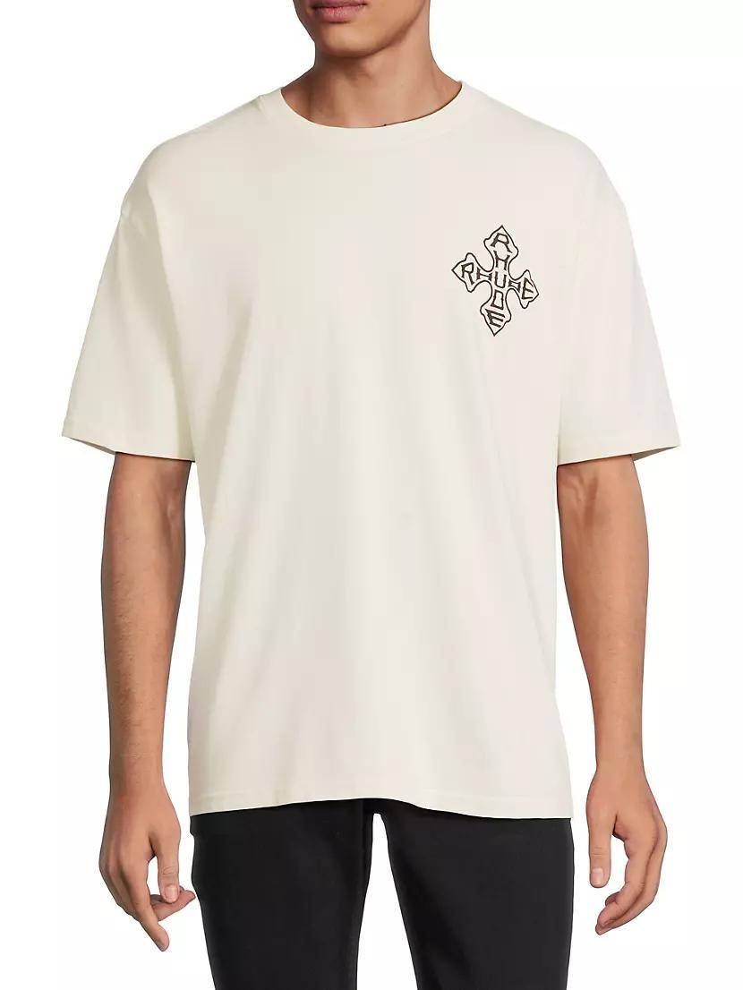 Logo Cross Cotton T-Shirt Product Image