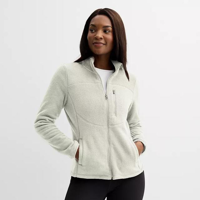 Womens Tek Gear Fitted Micro Fleece Full Zip Jacket Product Image