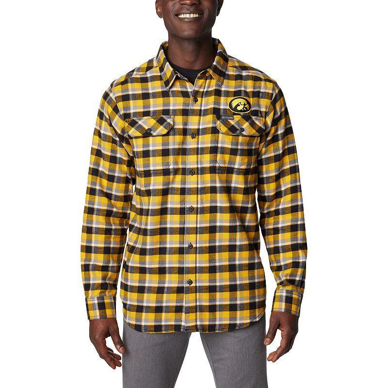 Columbia Iowa Hawkeyes Flare Gun Flannel Long Sleeve Shirt, Mens Product Image