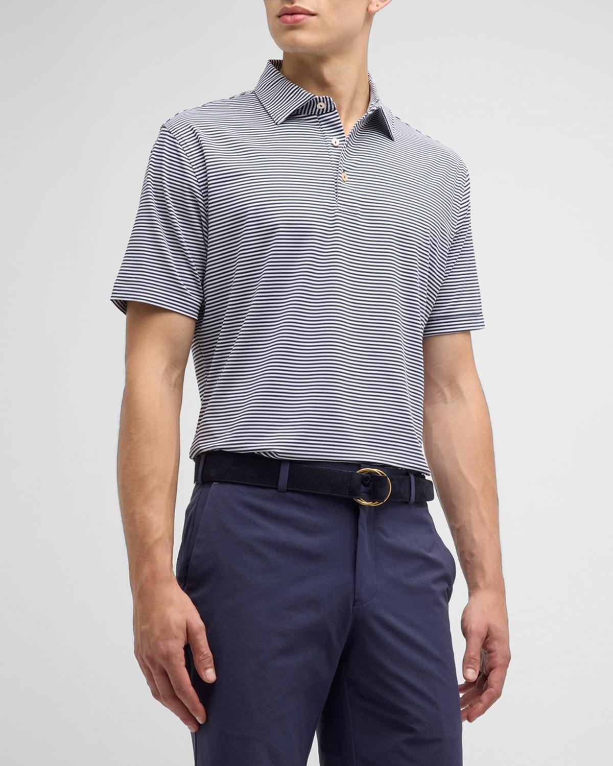 Peter Millar Hales Stripe Short Sleeve Performance Polo Product Image