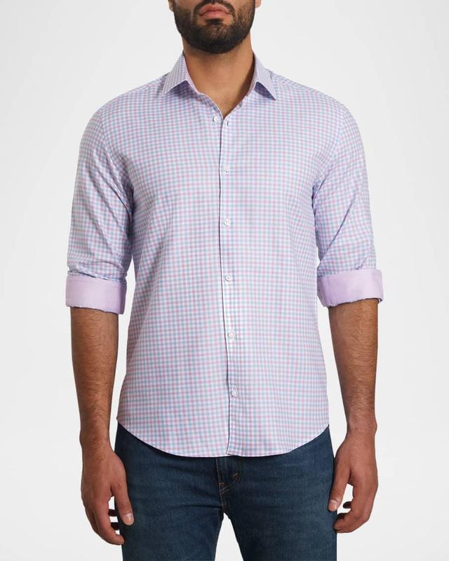 Men's Plaid Sport Shirt Product Image