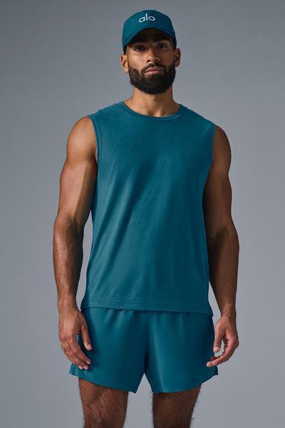 The Triumph Muscle Tank - Oceanic Teal Product Image