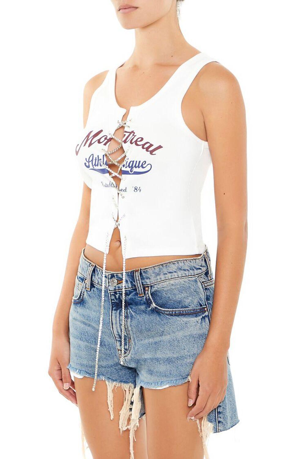 Montreal Rhinestone Chain Tank Top | Forever 21 Product Image