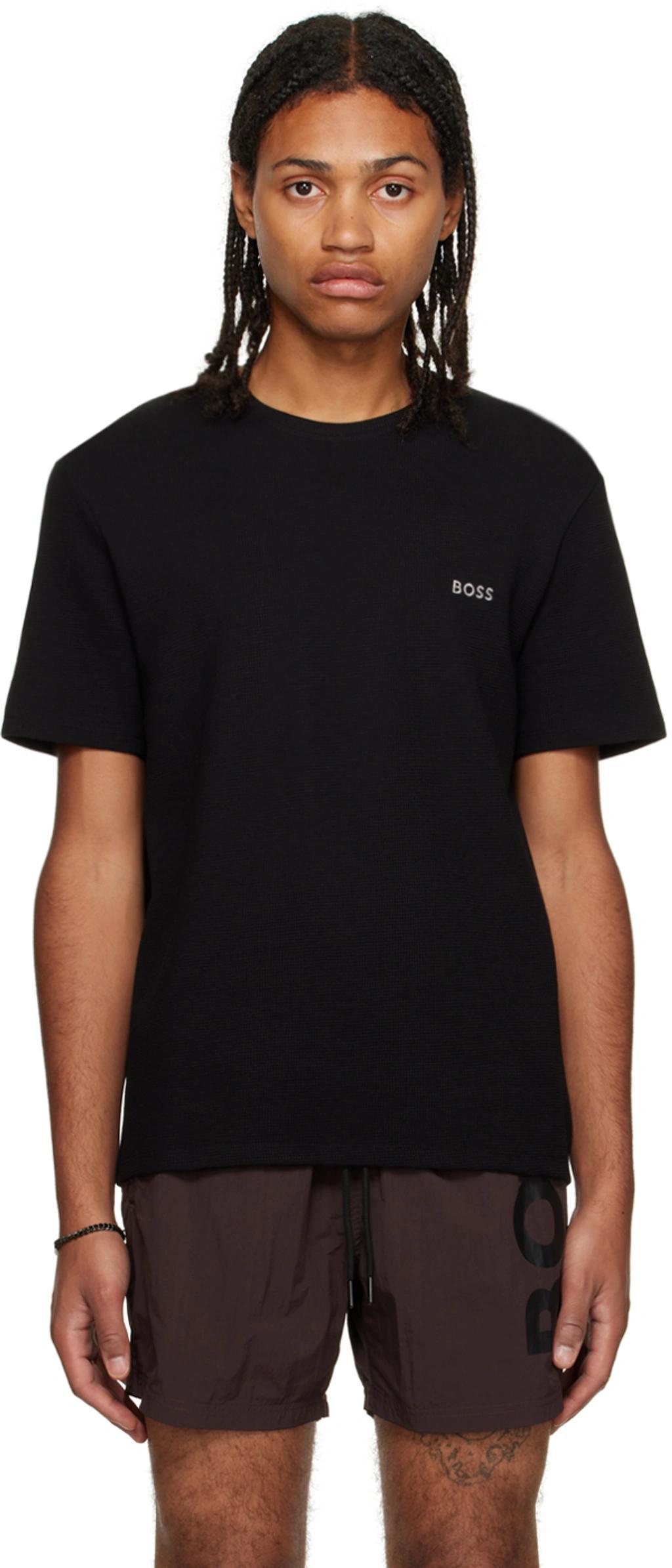 HUGO BOSS Short Sleeve T-shirt In Black Product Image