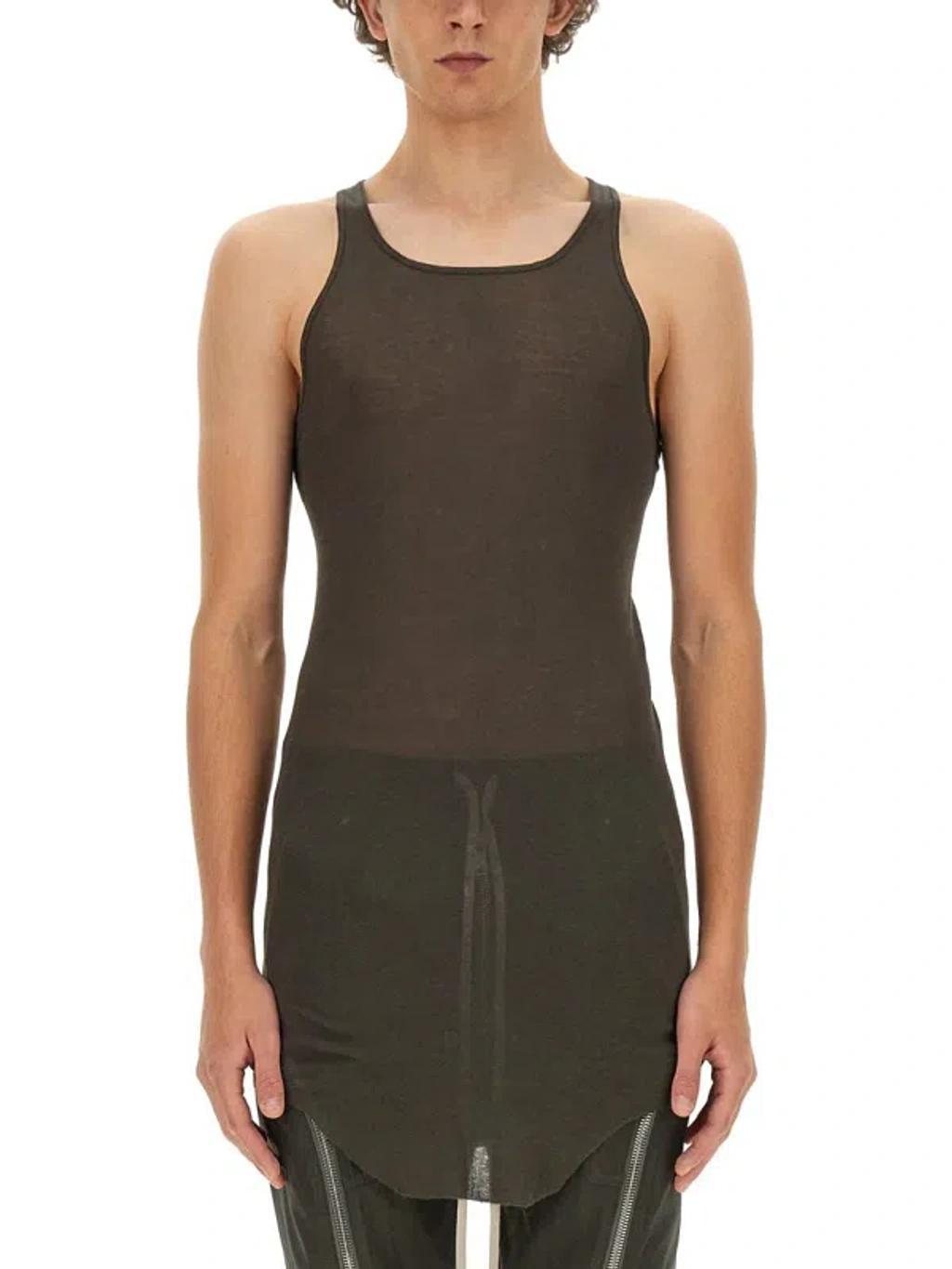 RICK OWENS Tank Top In Brown product image