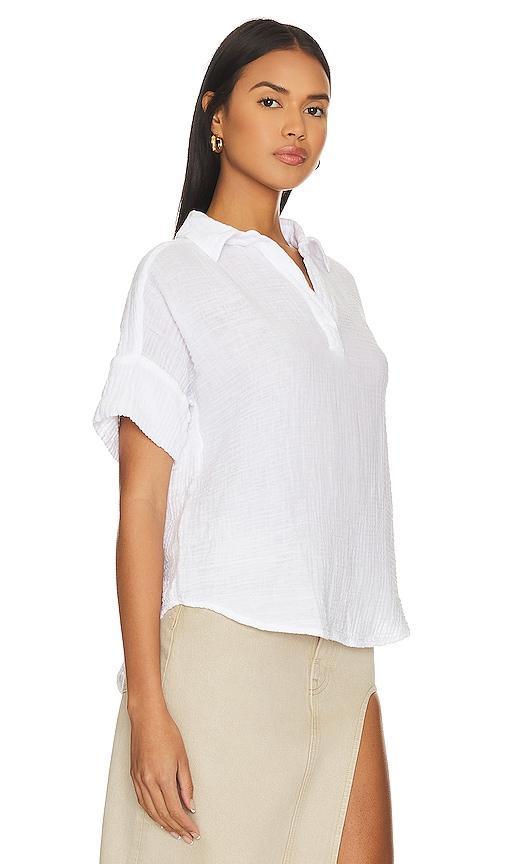 Michael Stars Gigi Popover Top Women's Clothing Product Image