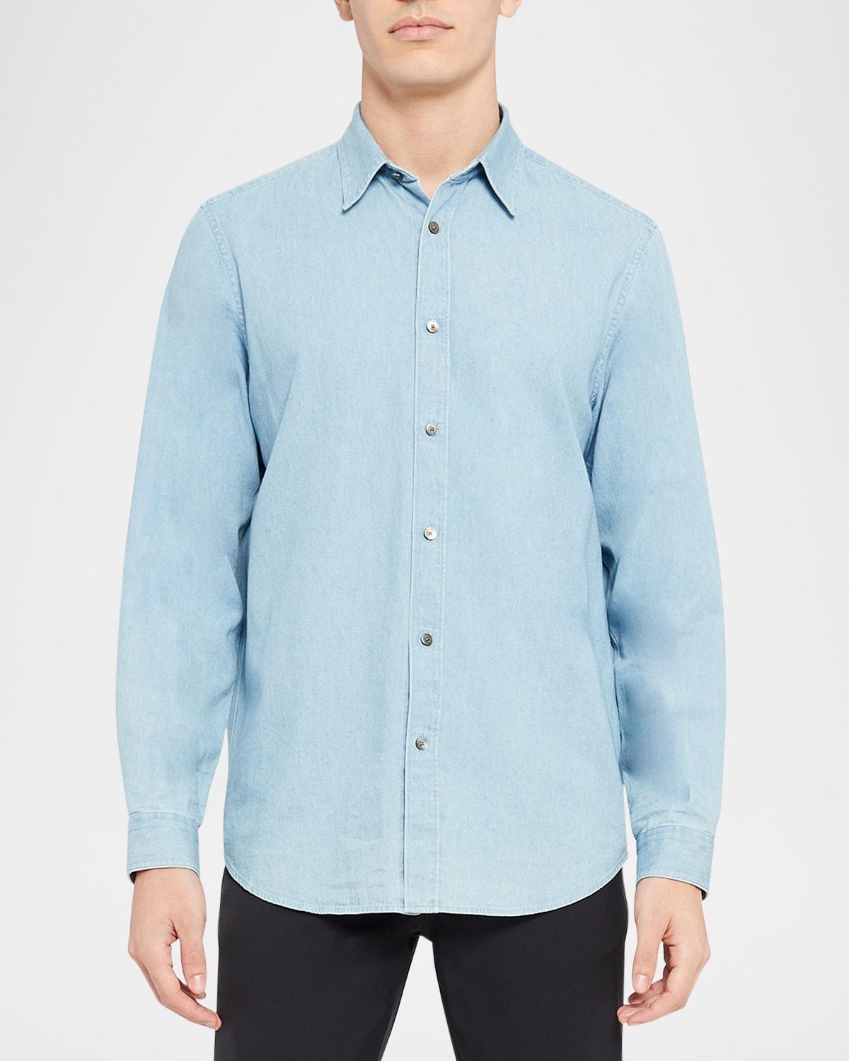 Mens Noll Serge Chambray Button-Down Shirt Product Image