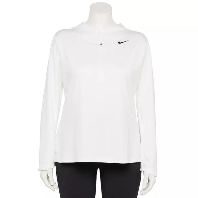 Plus Size Nike Dri-FIT UV Club Half-Zip Golf Top, Womens Product Image