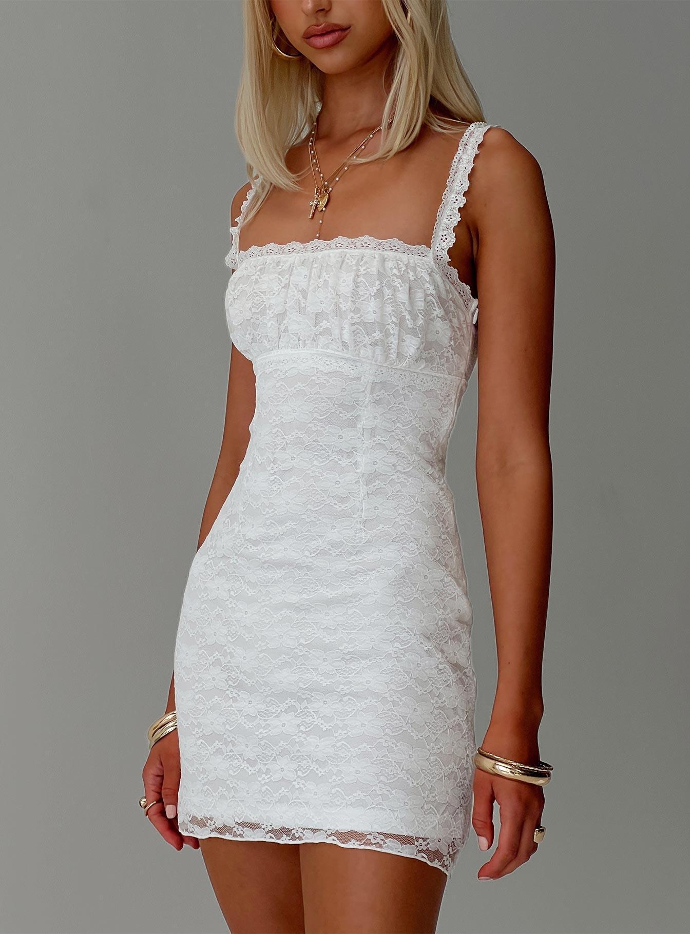 Wignall Mini Dress White Product Image