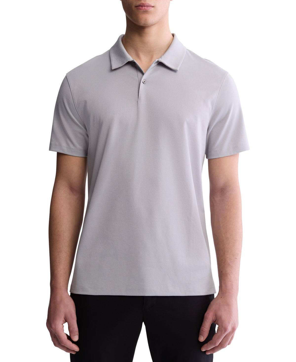 Calvin Klein Mens Classic-Fit Performance Polo Shirt Product Image