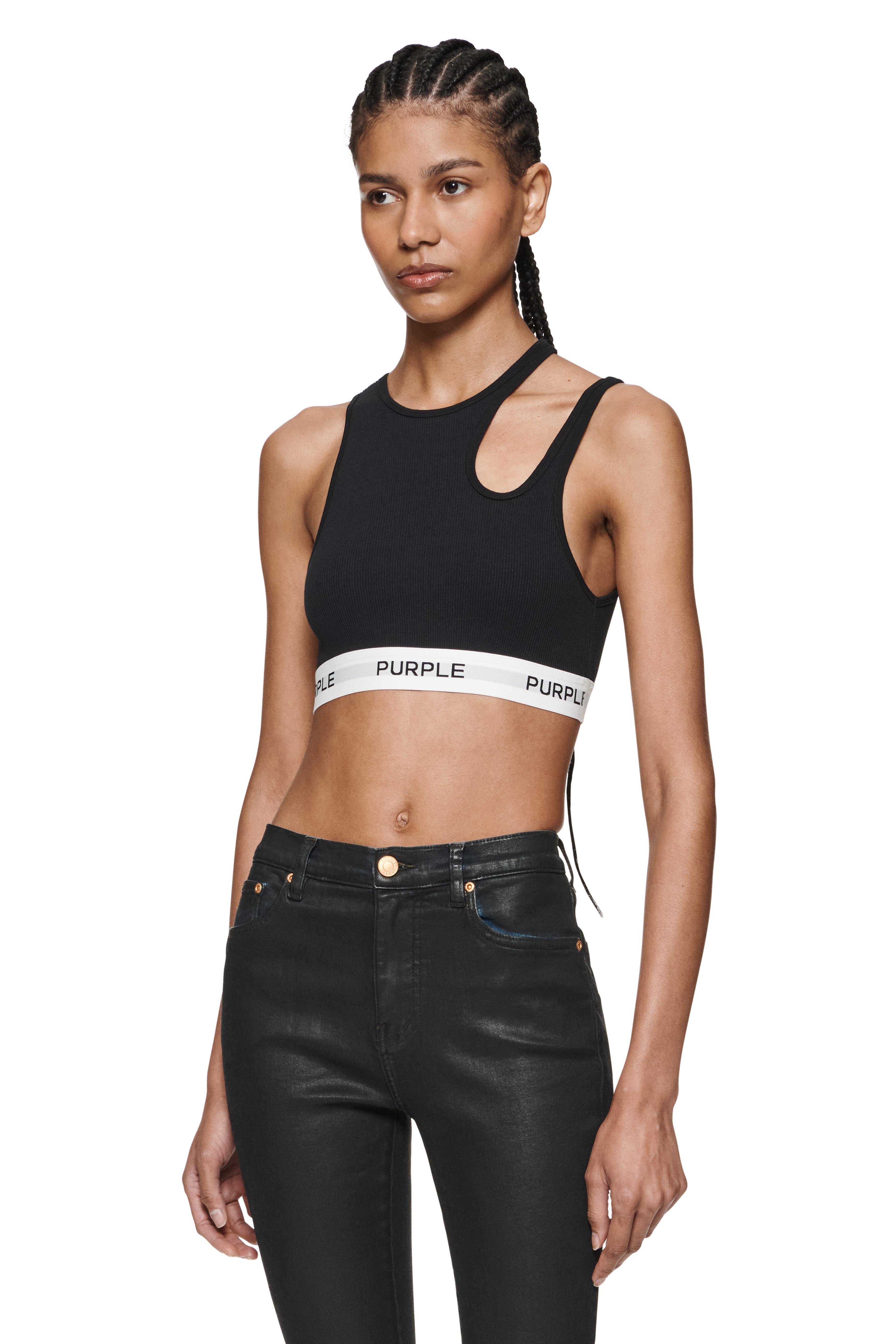 Rib Cut Out Bralette Female Product Image