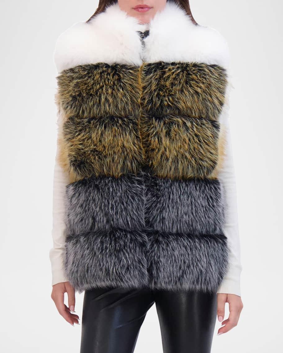 Fox-Like Fur-Free Vest Product Image