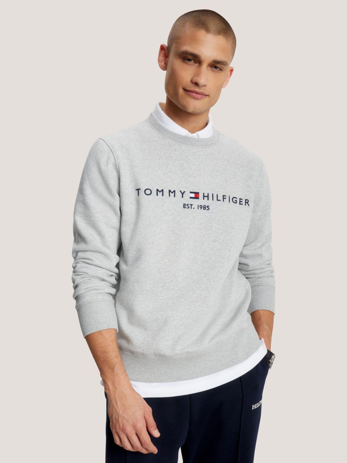 Tommy Hilfiger Men's Embroidered Tommy Logo Sweatshirt Product Image