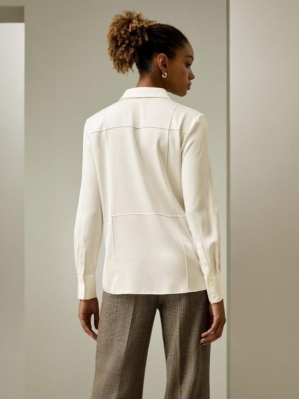 Sprezzatura Silk Blouse Product Image