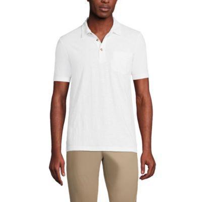 Men's Short Sleeve Slub Pocket Polo Shirt Product Image