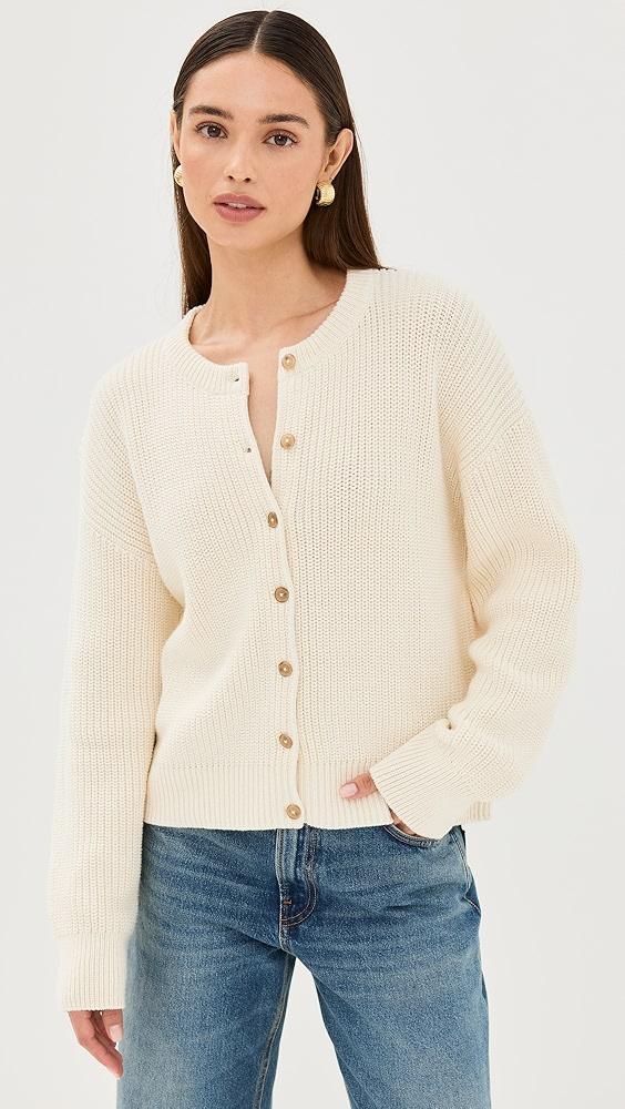 Jenni Kayne Hayes Crew Neck Cardigan | Shopbop product image