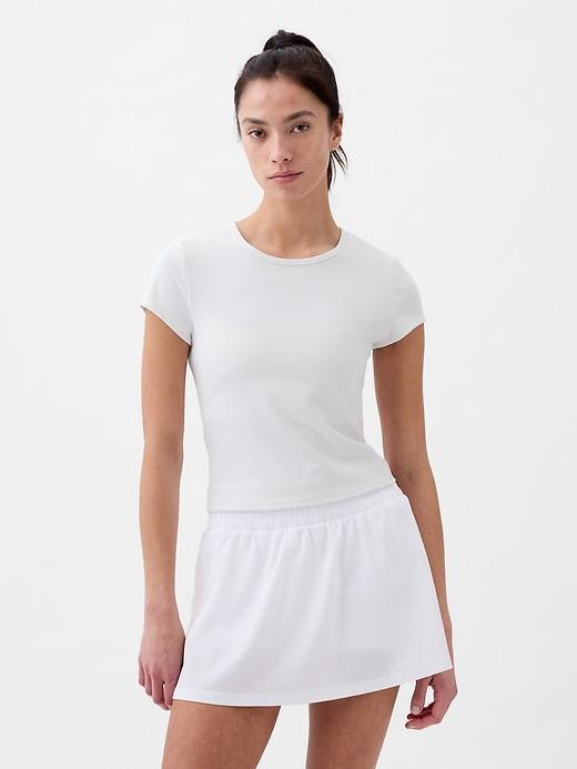 GapFit Studio Rib Cropped T-Shirt Product Image