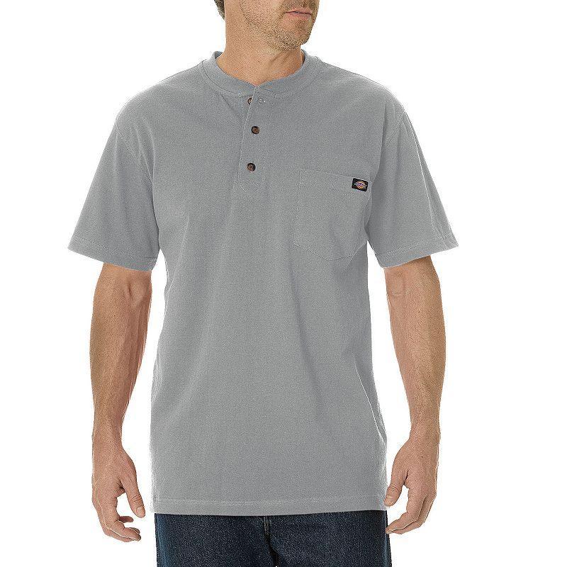 Mens Dickies Heavyweight Short Sleeve Henley Product Image