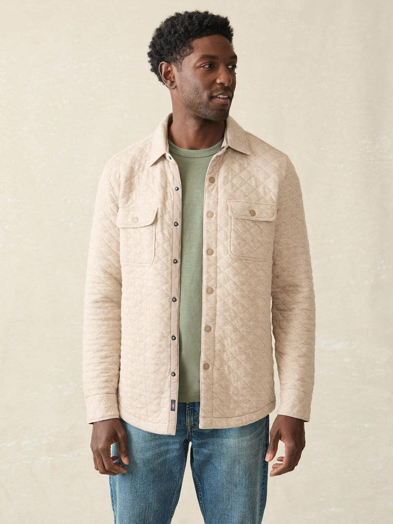 Epic Quilted Fleece CPO - Oatmeal Melange product image