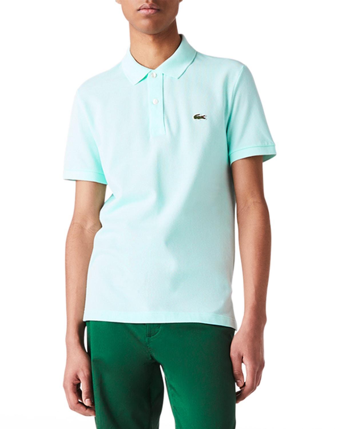 Lacoste Short Sleeve Slim Fit Pique Polo Men's Short Sleeve Pullover Product Image