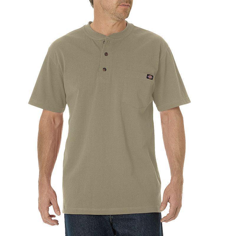 Mens Dickies Heavyweight Short Sleeve Henley Product Image