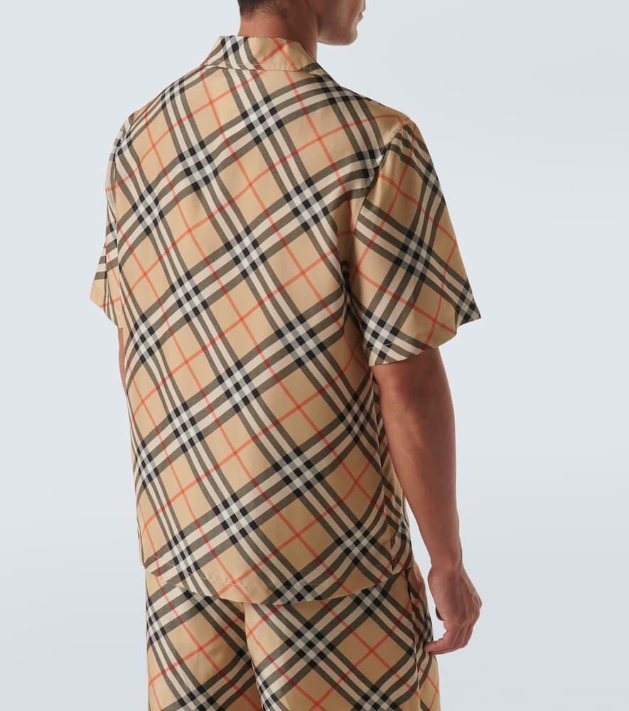 BURBERRY Nova Check Short Sleeved Shirt In Multicolor Product Image