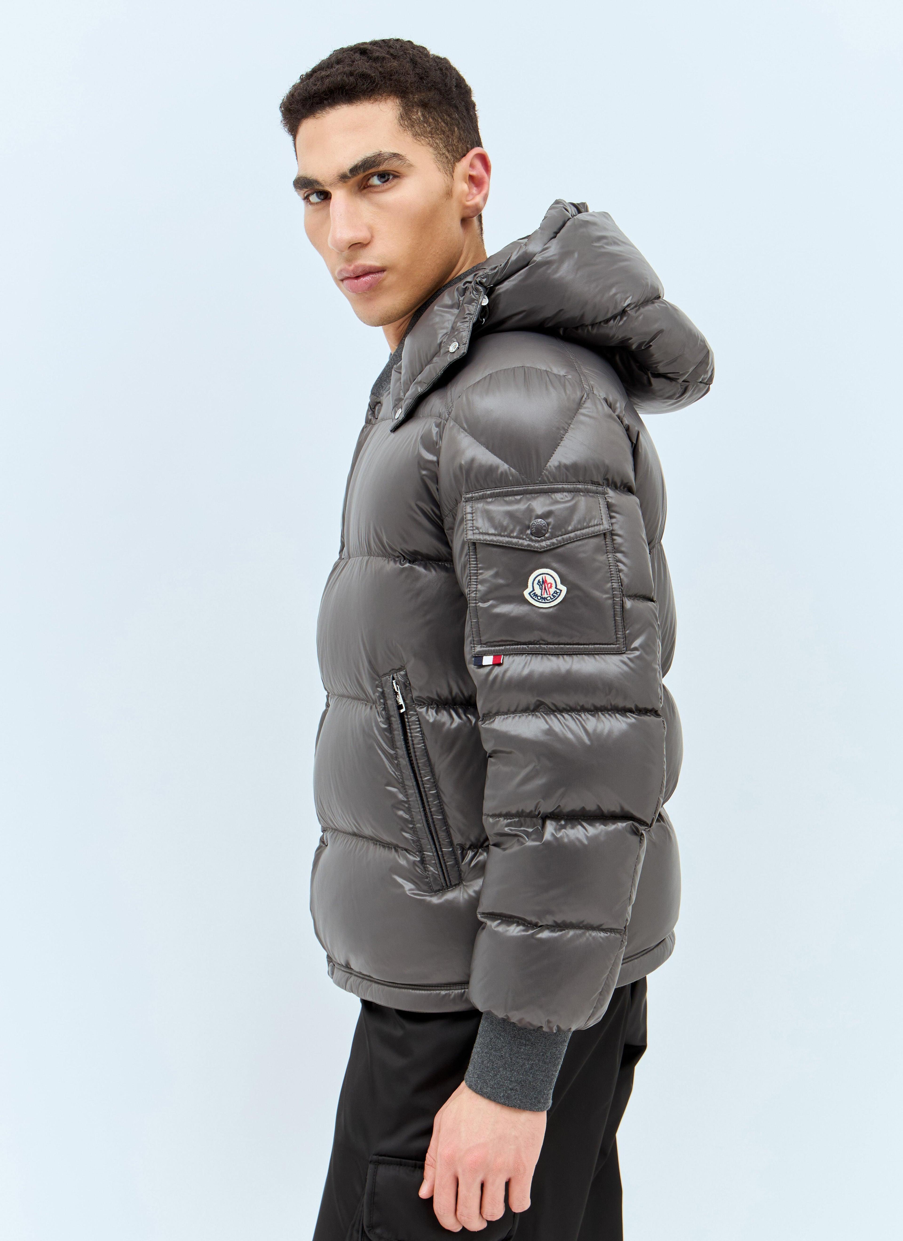 MONCLER Maljasset Short Down Jacket In Gray Product Image