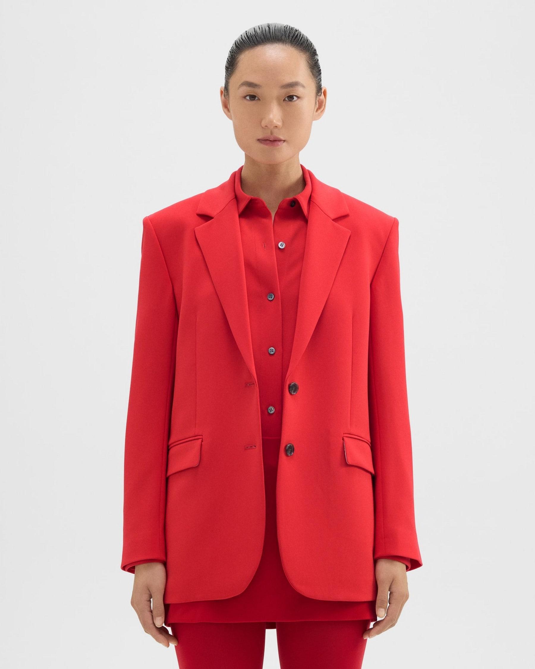 Tailored Slim Blazer in Admiral Crepe product image