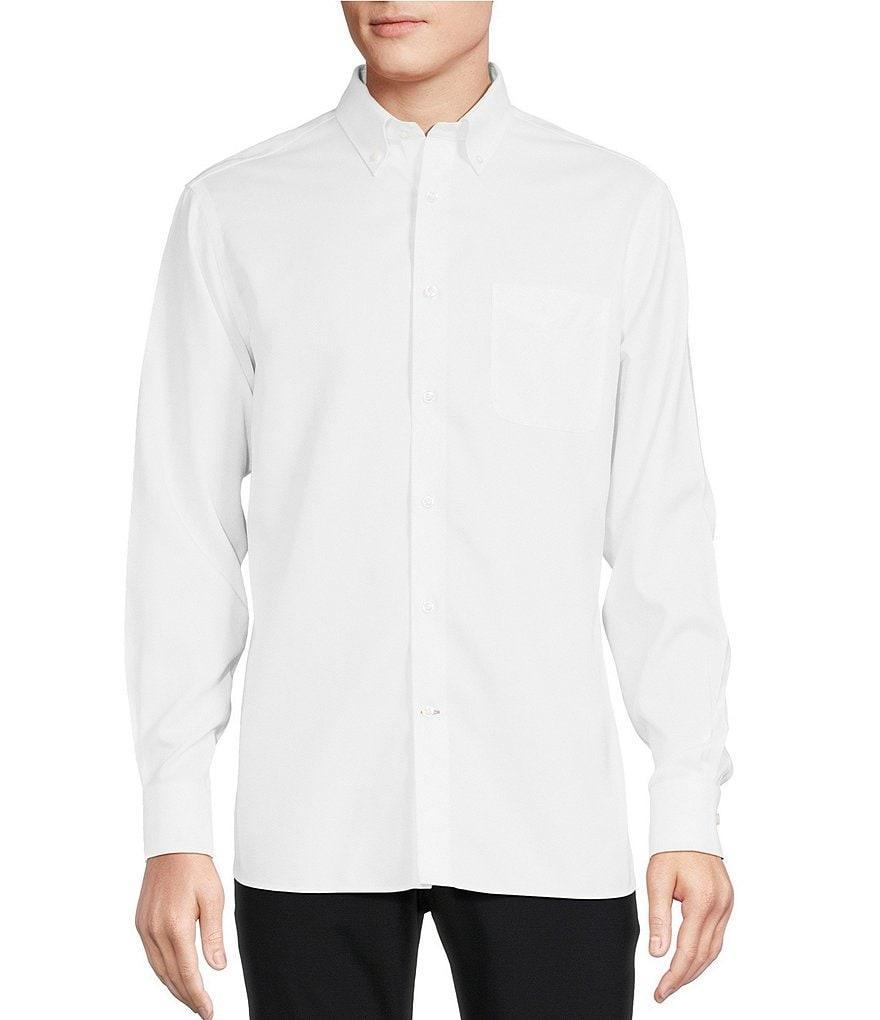 Daniel Cremieux Signature Label Non-Iron Solid Oxford Long Sleeve Woven Shirt Product Image