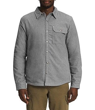 The North Face Campshire Shirt (TNF Medium Grey Heather) Men's Clothing Product Image