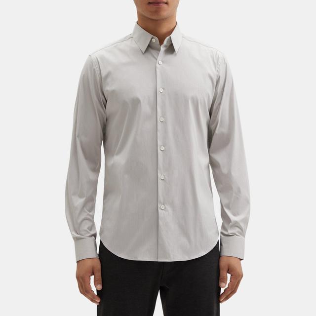 Stretch Cotton-Blend Tailored Shirt | Theory Outlet Product Image