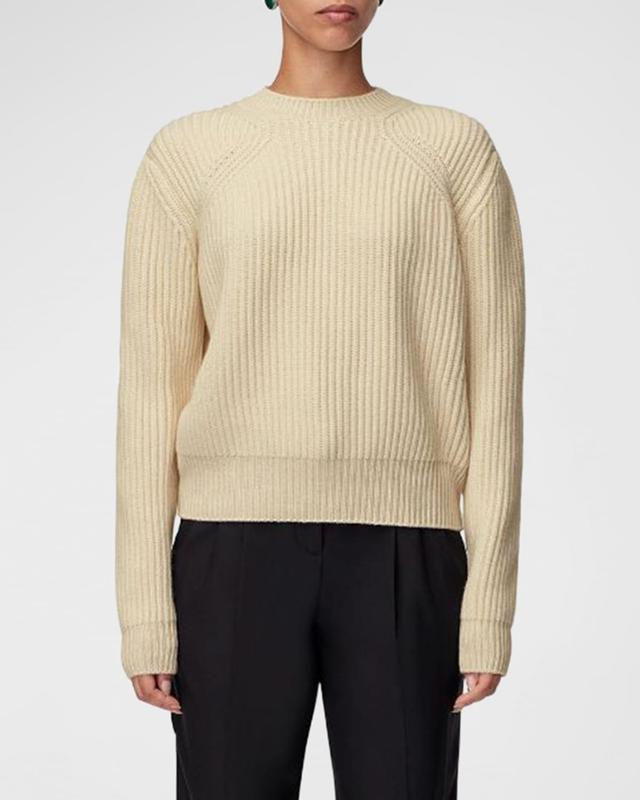 Recycled Cashmere Rib Sweater Product Image