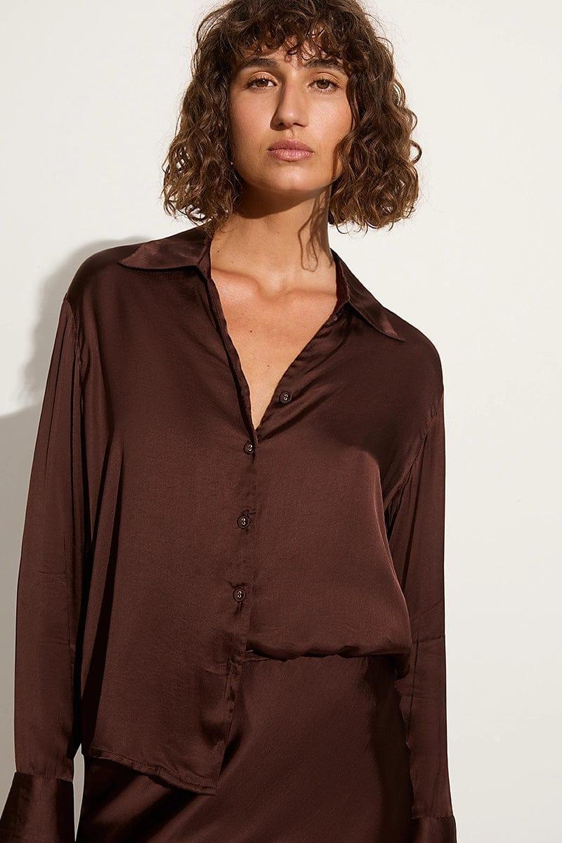 Francisca Shirt Dark Truffle - Final Sale product image